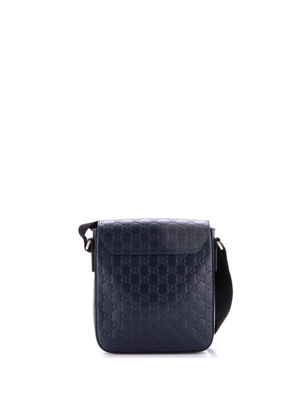 Buckle Flap Messenger Bag Guccissima #259490G77B - Picture 3 of 8